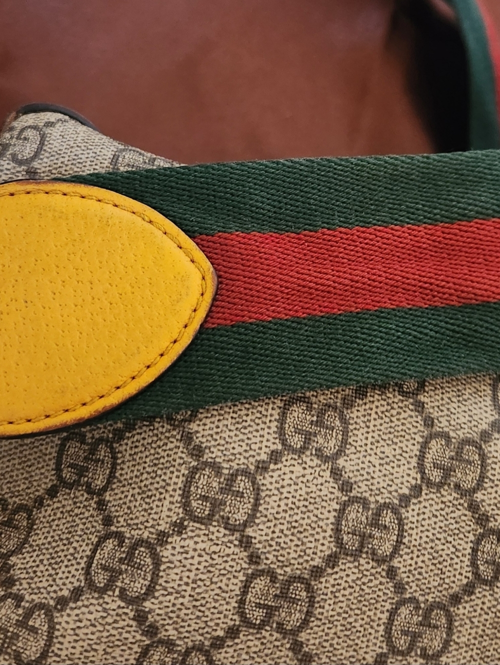 Gucci Neo Vintage Supreme Monogram Web Shoulder Bag - Picture 8 of 14